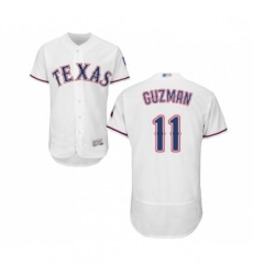 Mens Texas Rangers 11 Ronald Guzman White Home Flex Base Authentic Collection Baseball Jersey Mens Texas Rangers 11 Ronald Guzman White Home Flex Base Authentic Collection Baseball Jersey