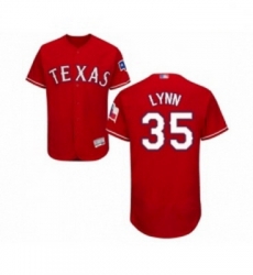 Mens Texas Rangers 35 Lance Lynn Red Alternate Flex Base Authentic Collection Baseball Jersey Mens Texas Rangers 35 Lance Lynn Red Alternate Flex Base Authentic Collection Baseball Jersey