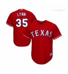 Mens Texas Rangers 35 Lance Lynn Replica Red Alternate Cool Base Baseball Jersey Mens Texas Rangers 35 Lance Lynn Replica Red Alternate Cool Base Baseball Jersey