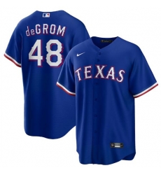 Men's Texas Rangers Jacob deGrom #348 Nike Royal Away Stitched Player Jersey Men's Texas Rangers Jacob deGrom #348 Nike Royal Away Stitched Player Jersey