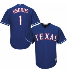 Youth Majestic Texas Rangers 1 Elvis Andrus Replica Royal Blue Alternate 2 Cool Base MLB Jersey Youth Majestic Texas Rangers 1 Elvis Andrus Replica Royal Blue Alternate 2 Cool Base MLB Jersey