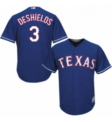Youth Majestic Texas Rangers 3 Delino DeShields Replica Royal Blue Alternate 2 Cool Base MLB Jersey Youth Majestic Texas Rangers 3 Delino DeShields Replica Royal Blue Alternate 2 Cool Base MLB Jersey
