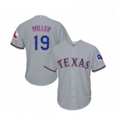 Youth Texas Rangers 19 Shelby Miller Replica Grey Road Cool Base Baseball Jersey Youth Texas Rangers 19 Shelby Miller Replica Grey Road Cool Base Baseball Jersey