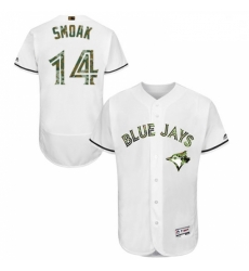 Mens Majestic Toronto Blue Jays 14 Justin Smoak Authentic White 2016 Memorial Day Fashion Flex Base Jersey Mens Majestic Toronto Blue Jays 14 Justin Smoak Authentic White 2016 Memorial Day Fashion Flex Base Jersey