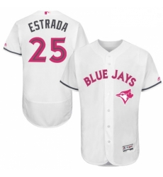 Mens Majestic Toronto Blue Jays 25 Marco Estrada Authentic White 2016 Mothers Day Fashion Flex Base Jersey Mens Majestic Toronto Blue Jays 25 Marco Estrada Authentic White 2016 Mothers Day Fashion Flex Base Jersey