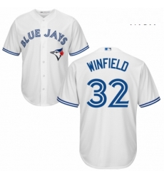 Mens Majestic Toronto Blue Jays 32 Dave Winfield Replica White Home MLB Jersey Mens Majestic Toronto Blue Jays 32 Dave Winfield Replica White Home MLB Jersey