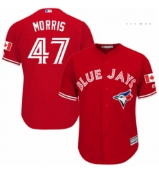 Mens Majestic Toronto Blue Jays 47 Jack Morris Replica Scarlet Alternate Cool Base MLB Jersey Mens Majestic Toronto Blue Jays 47 Jack Morris Replica Scarlet Alternate Cool Base MLB Jersey