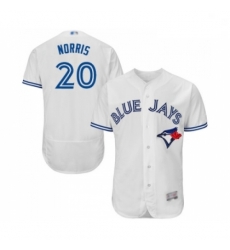 Mens Toronto Blue Jays 20 Bud Norris White Home Flex Base Authentic Collection Baseball Jersey Mens Toronto Blue Jays 20 Bud Norris White Home Flex Base Authentic Collection Baseball Jersey