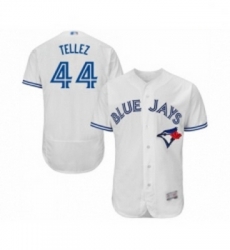 Mens Toronto Blue Jays 44 Rowdy Tellez White Home Flex Base Authentic Collection Baseball Jersey Mens Toronto Blue Jays 44 Rowdy Tellez White Home Flex Base Authentic Collection Baseball Jersey