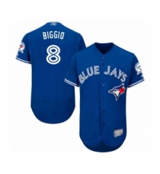 Men's Toronto Blue Jays #8 Cavan Biggio Blue Alternate Flex Base Authentic Collection Baseball Player Jersey Men's Toronto Blue Jays #8 Cavan Biggio Blue Alternate Flex Base Authentic Collection Baseball Player Jersey