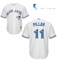 Womens Majestic Toronto Blue Jays 11 Kevin Pillar Authentic White MLB Jersey Womens Majestic Toronto Blue Jays 11 Kevin Pillar Authentic White MLB Jersey