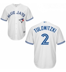 Womens Majestic Toronto Blue Jays 2 Troy Tulowitzki Authentic White MLB Jersey Womens Majestic Toronto Blue Jays 2 Troy Tulowitzki Authentic White MLB Jersey