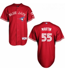 Womens Majestic Toronto Blue Jays 55 Russell Martin Replica Red Canada Day MLB Jersey Womens Majestic Toronto Blue Jays 55 Russell Martin Replica Red Canada Day MLB Jersey