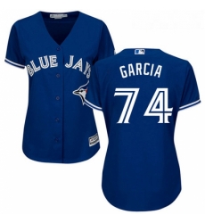 Womens Majestic Toronto Blue Jays 74 Jaime Garcia Replica Blue Alternate MLB Jersey Womens Majestic Toronto Blue Jays 74 Jaime Garcia Replica Blue Alternate MLB Jersey