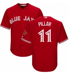 Youth Majestic Toronto Blue Jays 11 Kevin Pillar Authentic Scarlet Alternate MLB Jersey Youth Majestic Toronto Blue Jays 11 Kevin Pillar Authentic Scarlet Alternate MLB Jersey