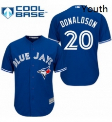 Youth Majestic Toronto Blue Jays 20 Josh Donaldson Authentic Blue Alternate MLB Jersey Youth Majestic Toronto Blue Jays 20 Josh Donaldson Authentic Blue Alternate MLB Jersey