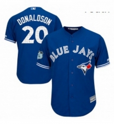 Youth Majestic Toronto Blue Jays 20 Josh Donaldson Authentic Royal Blue 2017 Spring Training Cool Base MLB Jersey Youth Majestic Toronto Blue Jays 20 Josh Donaldson Authentic Royal Blue 2017 Spring Training Cool Base MLB Jersey