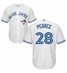 Youth Majestic Toronto Blue Jays 28 Steve Pearce Replica White Home MLB Jersey Youth Majestic Toronto Blue Jays 28 Steve Pearce Replica White Home MLB Jersey