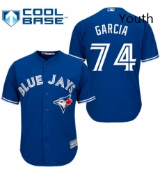 Youth Majestic Toronto Blue Jays 74 Jaime Garcia Authentic Blue Alternate MLB Jersey Youth Majestic Toronto Blue Jays 74 Jaime Garcia Authentic Blue Alternate MLB Jersey
