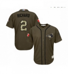Youth Toronto Blue Jays 2 Clayton Richard Authentic Green Salute to Service Baseball Jersey Youth Toronto Blue Jays 2 Clayton Richard Authentic Green Salute to Service Baseball Jersey