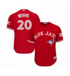 Youth Toronto Blue Jays 20 Bud Norris Replica Scarlet Alternate Baseball Jersey Youth Toronto Blue Jays 20 Bud Norris Replica Scarlet Alternate Baseball Jersey