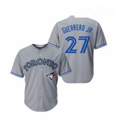 Youth Toronto Blue Jays 27 Vladimir Guerrero Jr Replica Grey Road Baseball Jersey Youth Toronto Blue Jays 27 Vladimir Guerrero Jr Replica Grey Road Baseball Jersey