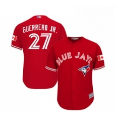 Youth Toronto Blue Jays 27 Vladimir Guerrero Jr Replica Scarlet Alternate Baseball Jersey Youth Toronto Blue Jays 27 Vladimir Guerrero Jr Replica Scarlet Alternate Baseball Jersey