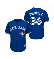 Youth Toronto Blue Jays 36 Clay Buchholz Replica Blue Alternate Baseball Jersey Youth Toronto Blue Jays 36 Clay Buchholz Replica Blue Alternate Baseball Jersey