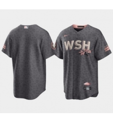 Men Washington Nationals Blank 2022 Grey City Connect Cherry Blossom Cool Base Stitched jersey Men Washington Nationals Blank 2022 Grey City Connect Cherry Blossom Cool Base Stitched jersey