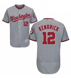 Mens Majestic Washington Nationals 12 Howie Kendrick Grey Road Flex Base Authentic Collection MLB Jersey Mens Majestic Washington Nationals 12 Howie Kendrick Grey Road Flex Base Authentic Collection MLB Jersey