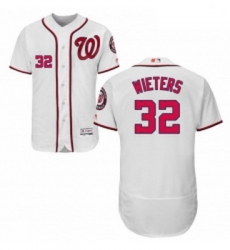 Mens Majestic Washington Nationals 32 Matt Wieters White Flexbase Authentic Collection MLB Jersey Mens Majestic Washington Nationals 32 Matt Wieters White Flexbase Authentic Collection MLB Jersey