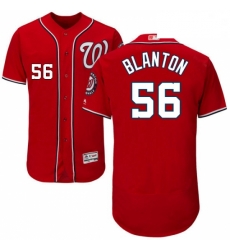 Mens Majestic Washington Nationals 56 Joe Blanton Red Flexbase Authentic Collection MLB Jersey Mens Majestic Washington Nationals 56 Joe Blanton Red Flexbase Authentic Collection MLB Jersey
