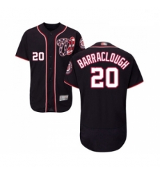 Mens Washington Nationals 20 Kyle Barraclough Navy Blue Alternate Flex Base Authentic Collection MLB JerseyBas Mens Washington Nationals 20 Kyle Barraclough Navy Blue Alternate Flex Base Authentic Collection MLB JerseyBas
