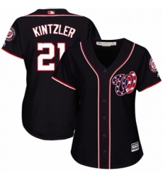 Womens Majestic Washington Nationals 21 Brandon Kintzler Authentic Navy Blue Alternate 2 Cool Base MLB Jersey Womens Majestic Washington Nationals 21 Brandon Kintzler Authentic Navy Blue Alternate 2 Cool Base MLB Jersey