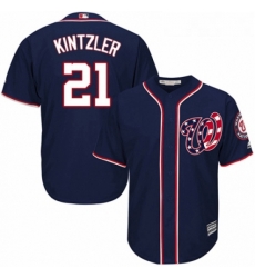 Youth Majestic Washington Nationals 21 Brandon Kintzler Authentic Navy Blue Alternate 2 Cool Base MLB Jersey Youth Majestic Washington Nationals 21 Brandon Kintzler Authentic Navy Blue Alternate 2 Cool Base MLB Jersey