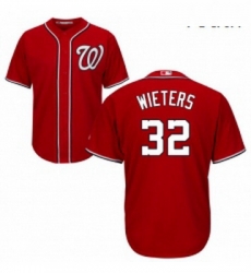 Youth Majestic Washington Nationals 32 Matt Wieters Authentic Red Alternate 1 Cool Base MLB Jersey Youth Majestic Washington Nationals 32 Matt Wieters Authentic Red Alternate 1 Cool Base MLB Jersey