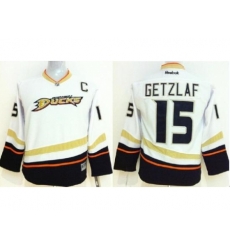 Anaheim Ducks 15 Ryan Getzlaf White NHL Hockey Jersey Anaheim Ducks 15 Ryan Getzlaf White NHL Hockey Jersey