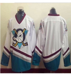 Anaheim Ducks Blank White CCM Throwback NHL Jersey Anaheim Ducks Blank White CCM Throwback NHL Jersey