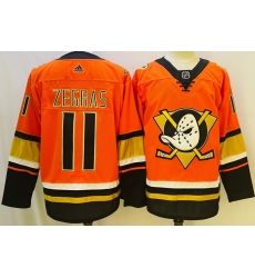 Men Anaheim Ducks 11 Trevor Zegras Black Orange Stitched Jersey Men Anaheim Ducks 11 Trevor Zegras Black Orange Stitched Jersey