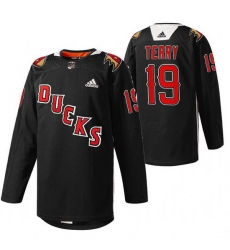 Men Anaheim Ducks 19 Troy Terry 2022 Black Angels Night Stitched jersey Men Anaheim Ducks 19 Troy Terry 2022 Black Angels Night Stitched jersey