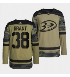 Men Anaheim Ducks 38 Derek Grant 2022 Camo Military Appreciation Night Stitched jersey Men Anaheim Ducks 38 Derek Grant 2022 Camo Military Appreciation Night Stitched jersey