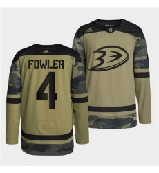 Men Anaheim Ducks 4 Cam Fowler 2022 Camo Military Appreciation Night Stitched jersey Men Anaheim Ducks 4 Cam Fowler 2022 Camo Military Appreciation Night Stitched jersey