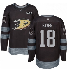 Mens Adidas Anaheim Ducks 18 Patrick Eaves Authentic Black 1917 2017 100th Anniversary NHL Jersey Mens Adidas Anaheim Ducks 18 Patrick Eaves Authentic Black 1917 2017 100th Anniversary NHL Jersey