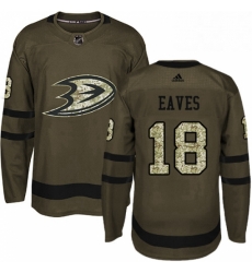 Mens Adidas Anaheim Ducks 18 Patrick Eaves Authentic Green Salute to Service NHL Jersey Mens Adidas Anaheim Ducks 18 Patrick Eaves Authentic Green Salute to Service NHL Jersey