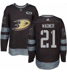 Mens Adidas Anaheim Ducks 21 Chris Wagner Authentic Black 1917 2017 100th Anniversary NHL Jersey Mens Adidas Anaheim Ducks 21 Chris Wagner Authentic Black 1917 2017 100th Anniversary NHL Jersey
