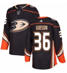 Mens Adidas Anaheim Ducks 36 John Gibson Authentic Black Home NHL Jersey Mens Adidas Anaheim Ducks 36 John Gibson Authentic Black Home NHL Jersey