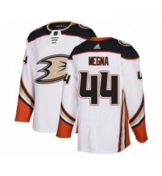 Mens Adidas Anaheim Ducks 44 Jaycob Megna Authentic White Away NHL Jersey Mens Adidas Anaheim Ducks 44 Jaycob Megna Authentic White Away NHL Jersey