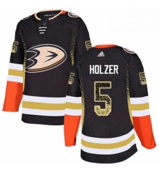 Mens Adidas Anaheim Ducks 5 Korbinian Holzer Authentic Black Drift Fashion NHL Jersey Mens Adidas Anaheim Ducks 5 Korbinian Holzer Authentic Black Drift Fashion NHL Jersey