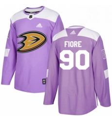 Mens Adidas Anaheim Ducks 90 Giovanni Fiore Authentic Purple Fights Cancer Practice NHL Jersey Mens Adidas Anaheim Ducks 90 Giovanni Fiore Authentic Purple Fights Cancer Practice NHL Jersey