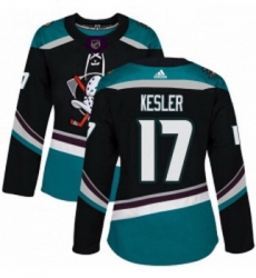 Womens Adidas Anaheim Ducks 17 Ryan Kesler Authentic Black Teal Third NHL Jersey Womens Adidas Anaheim Ducks 17 Ryan Kesler Authentic Black Teal Third NHL Jersey